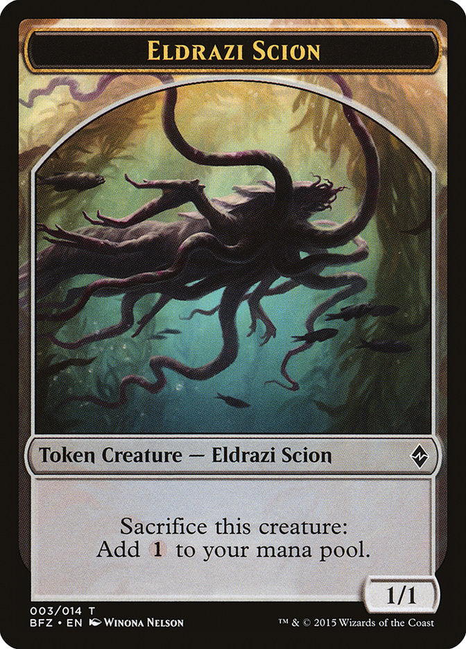 Eldrazi Scion Token (003/014) [Battle for Zendikar Tokens] | Exor Games Truro