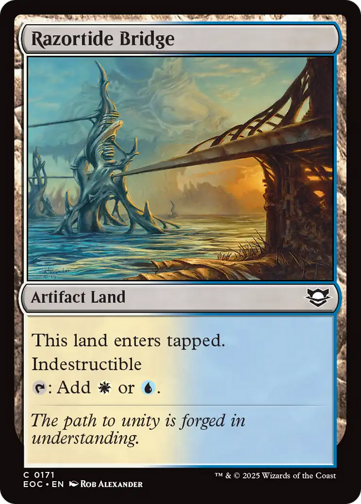 Razortide Bridge [Edge of Eternities Commander] | Exor Games Truro