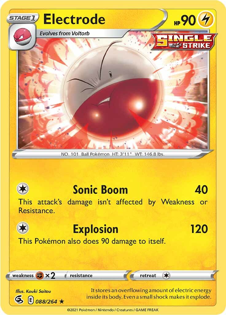 Electrode (088/264) [Sword & Shield: Fusion Strike] | Exor Games Truro