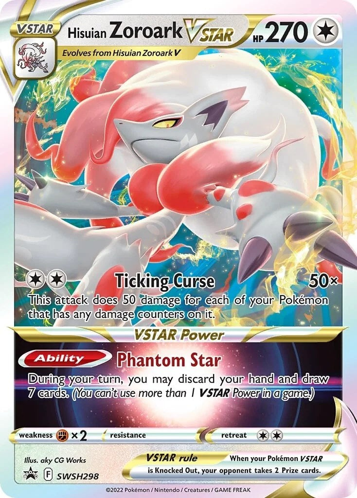 Hisuian Zoroark VSTAR (SWSH298) (Jumbo Card) [Sword & Shield: Lost Origin] | Exor Games Truro