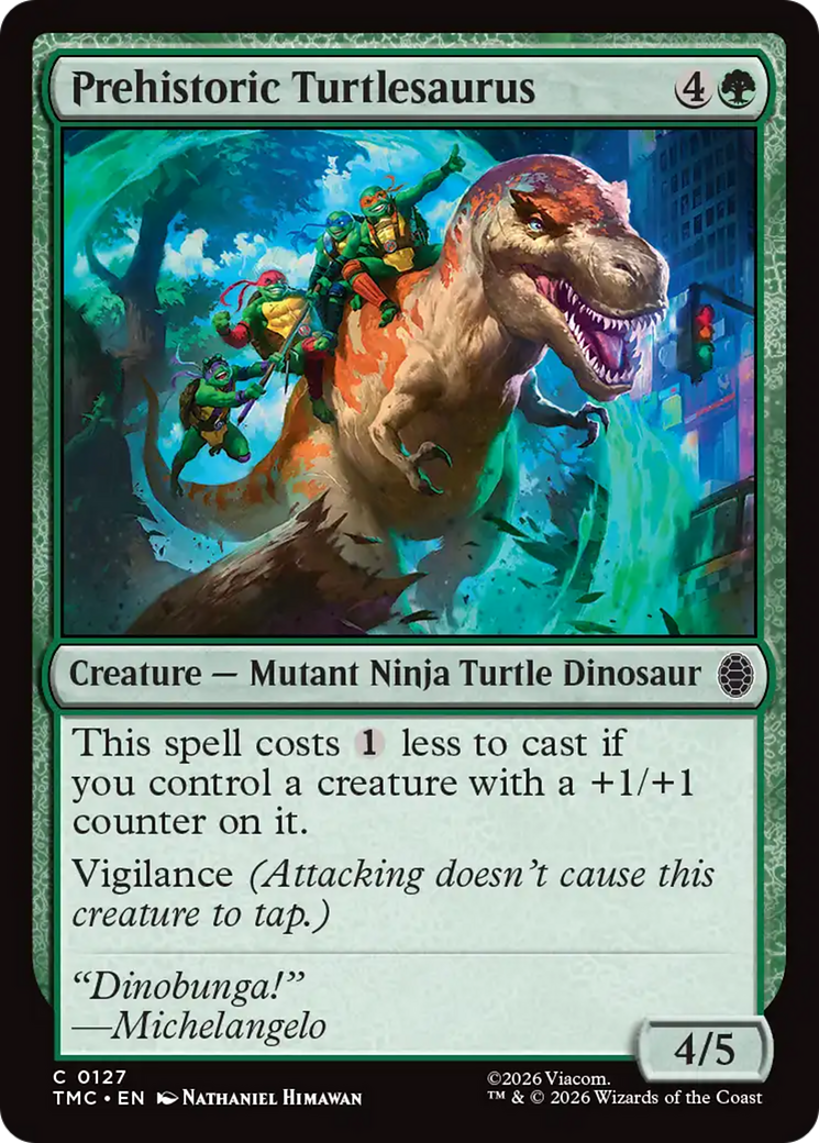 Prehistoric Turtlesaurus [Teenage Mutant Ninja Turtles Commander] | Exor Games Truro