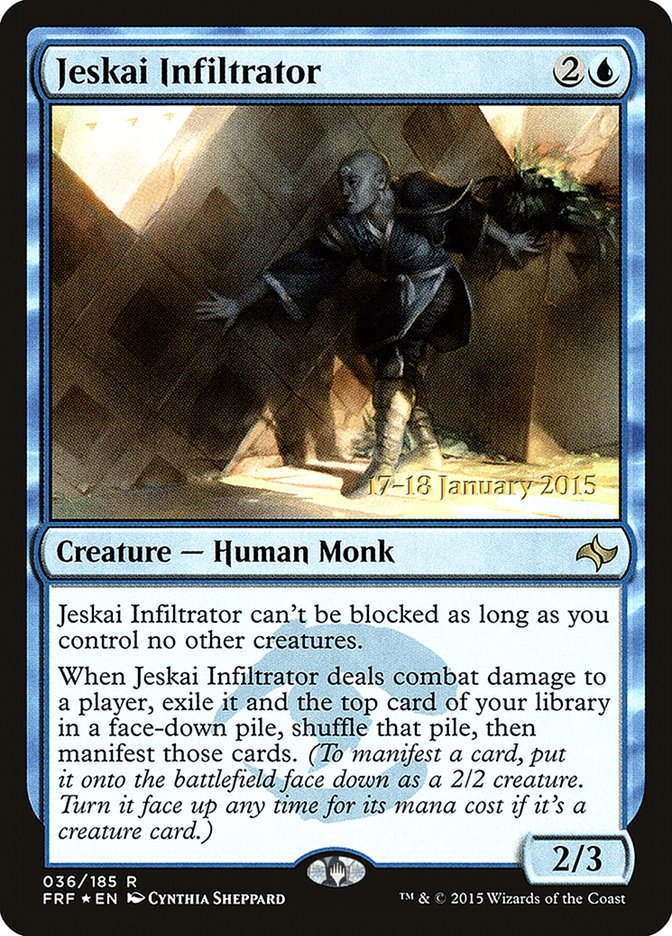 Jeskai Infiltrator [Fate Reforged Prerelease Promos] | Exor Games Truro