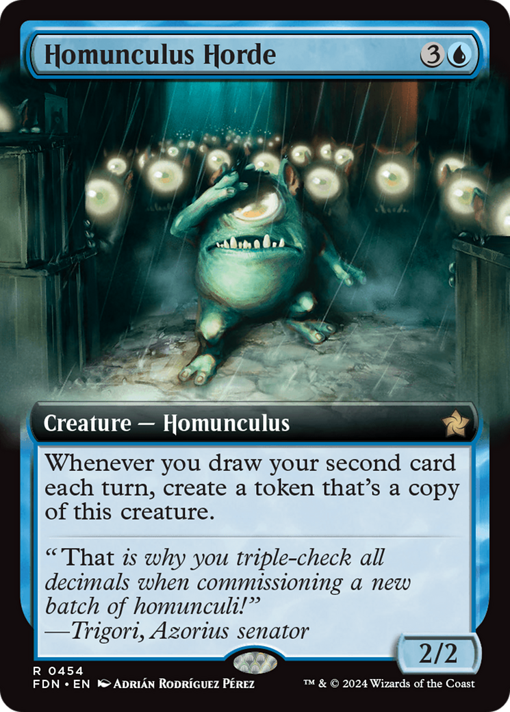 Homunculus Horde (Extended Art) [Foundations] | Exor Games Truro