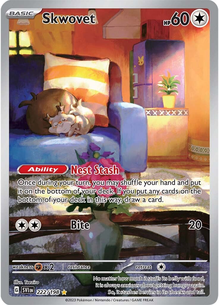 Skwovet (222/198) [Scarlet & Violet: Base Set] | Exor Games Truro