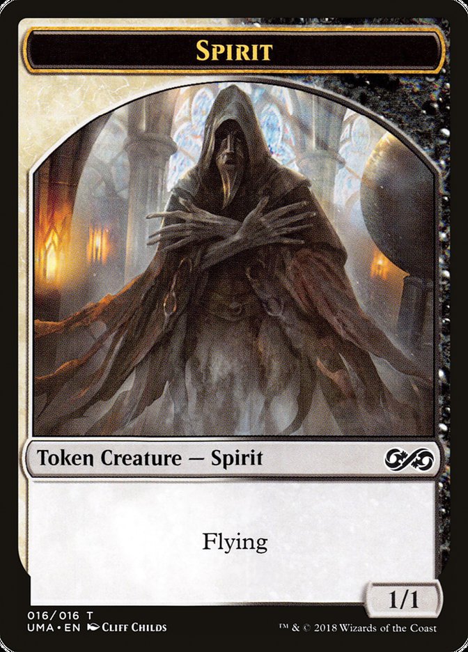 Spirit Token (016/016) [Ultimate Masters Tokens] | Exor Games Truro