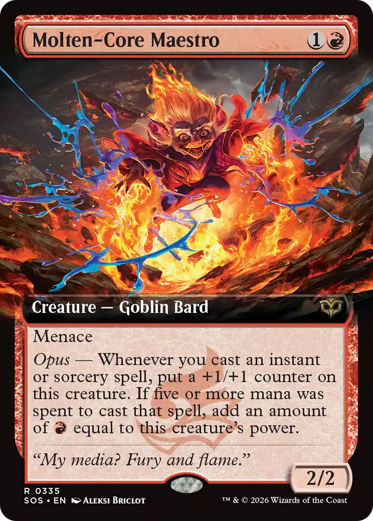 Molten-Core Maestro (Extended Art) [Secrets of Strixhaven] | Exor Games Truro
