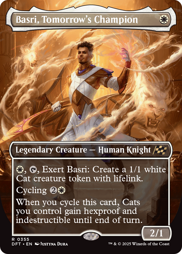 Basri, Tomorrow's Champion (Borderless) [Aetherdrift] | Exor Games Truro
