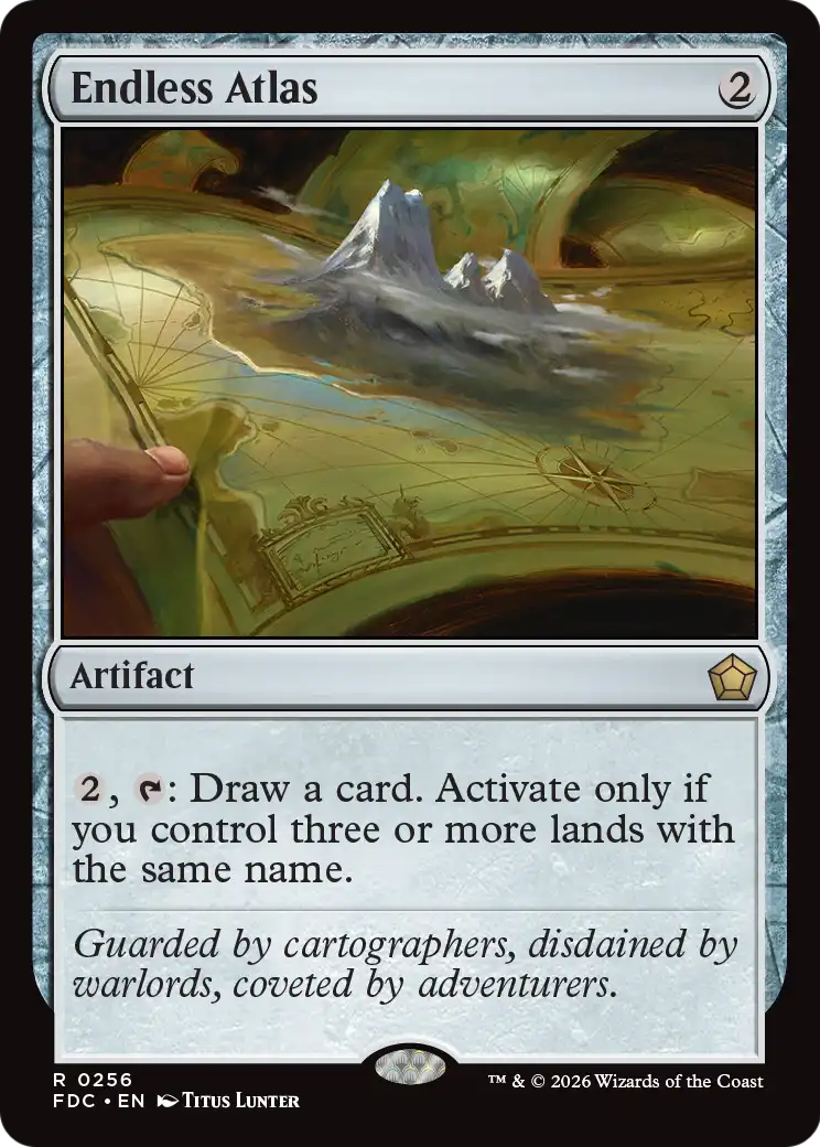 Endless Atlas [Foundations Commander] | Exor Games Truro