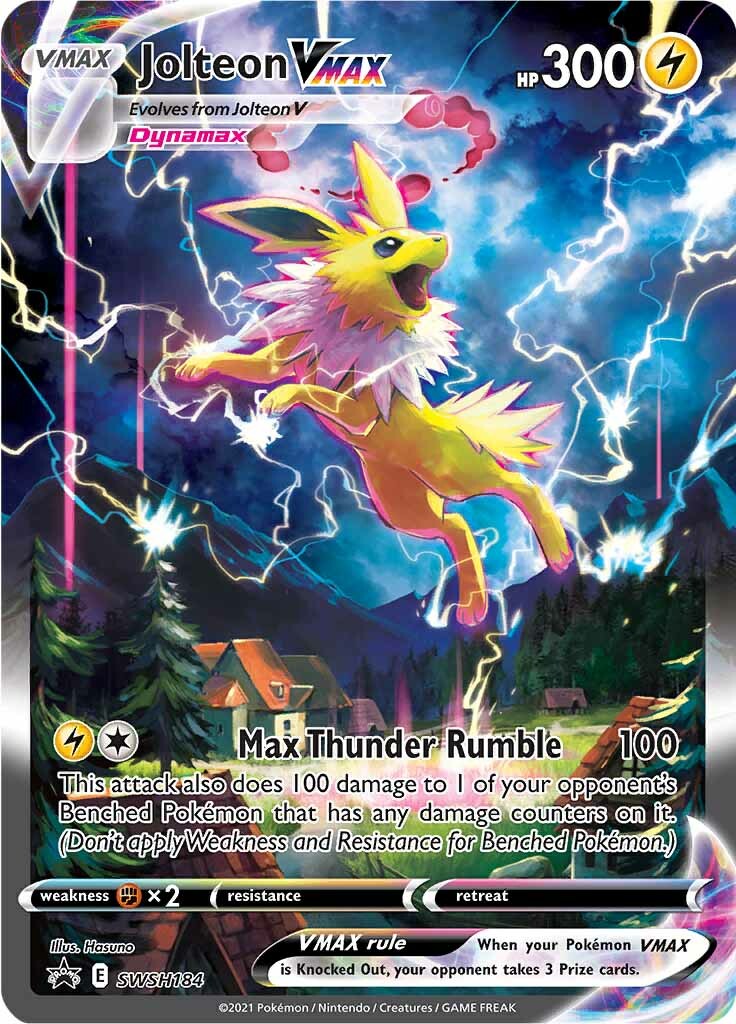 Jolteon VMAX (SWSH184) [Sword & Shield: Black Star Promos] | Exor Games Truro