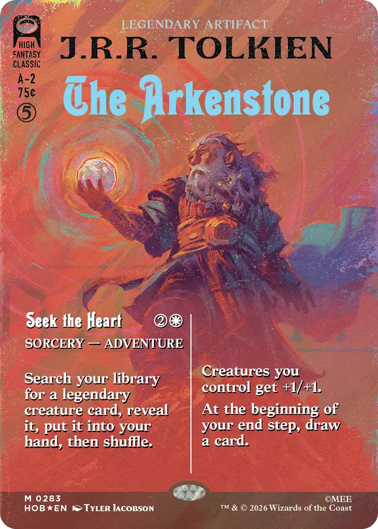 The Arkenstone (Borderless) (Surge Foil) [The Hobbit] | Exor Games Truro