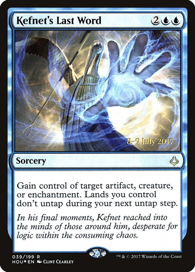 Kefnet's Last Word [Hour of Devastation Prerelease Promos] | Exor Games Truro