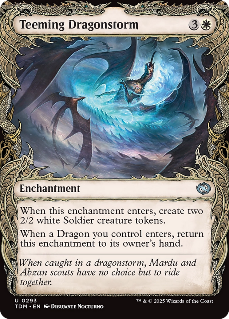 Teeming Dragonstorm (Showcase) [Tarkir: Dragonstorm] | Exor Games Truro