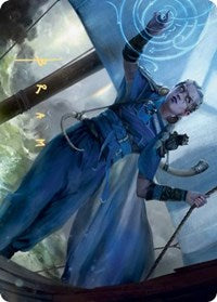 Inga Rune-Eyes Art Card (Gold-Stamped Signature) [Kaldheim Art Series] | Exor Games Truro