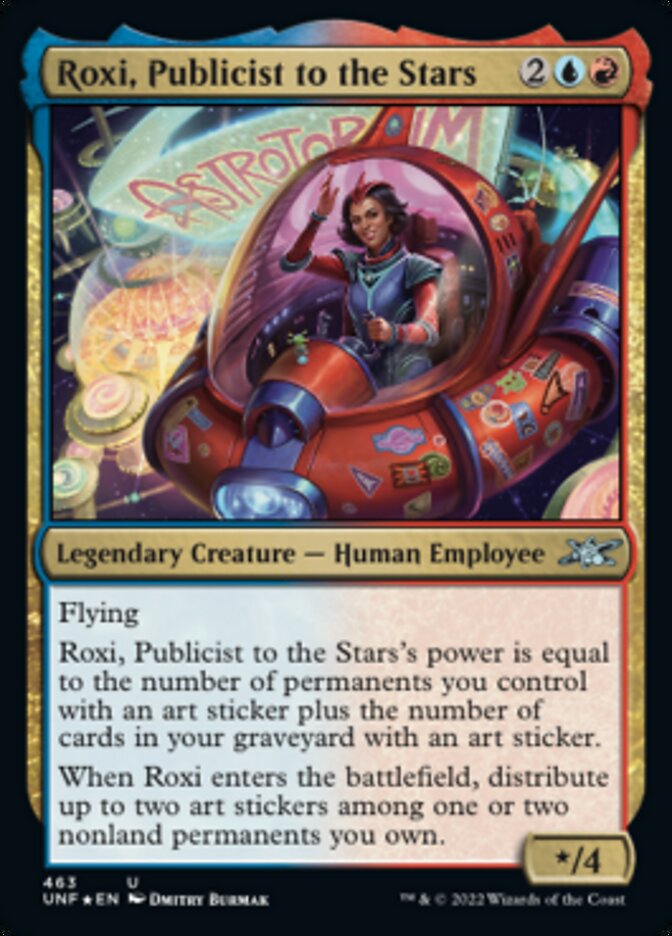 Roxi, Publicist to the Stars (Galaxy Foil) [Unfinity] | Exor Games Truro