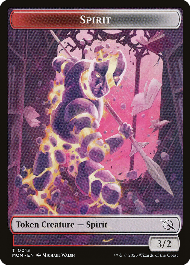 Elemental (09) // Spirit (13) Double-Sided Token [March of the Machine Tokens] | Exor Games Truro