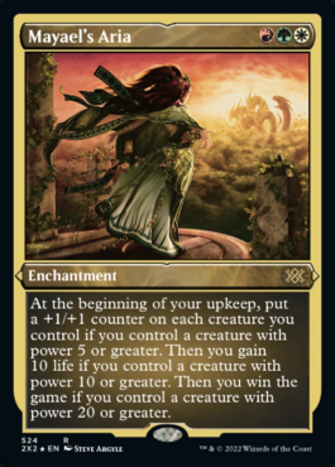 Mayael's Aria (Foil Etched) [Double Masters 2022] | Exor Games Truro