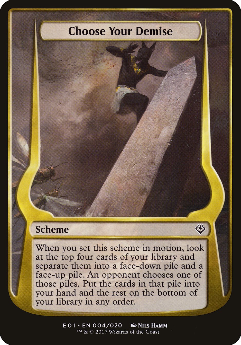 Choose Your Demise (Schemes) [Archenemy: Nicol Bolas Schemes] | Exor Games Truro