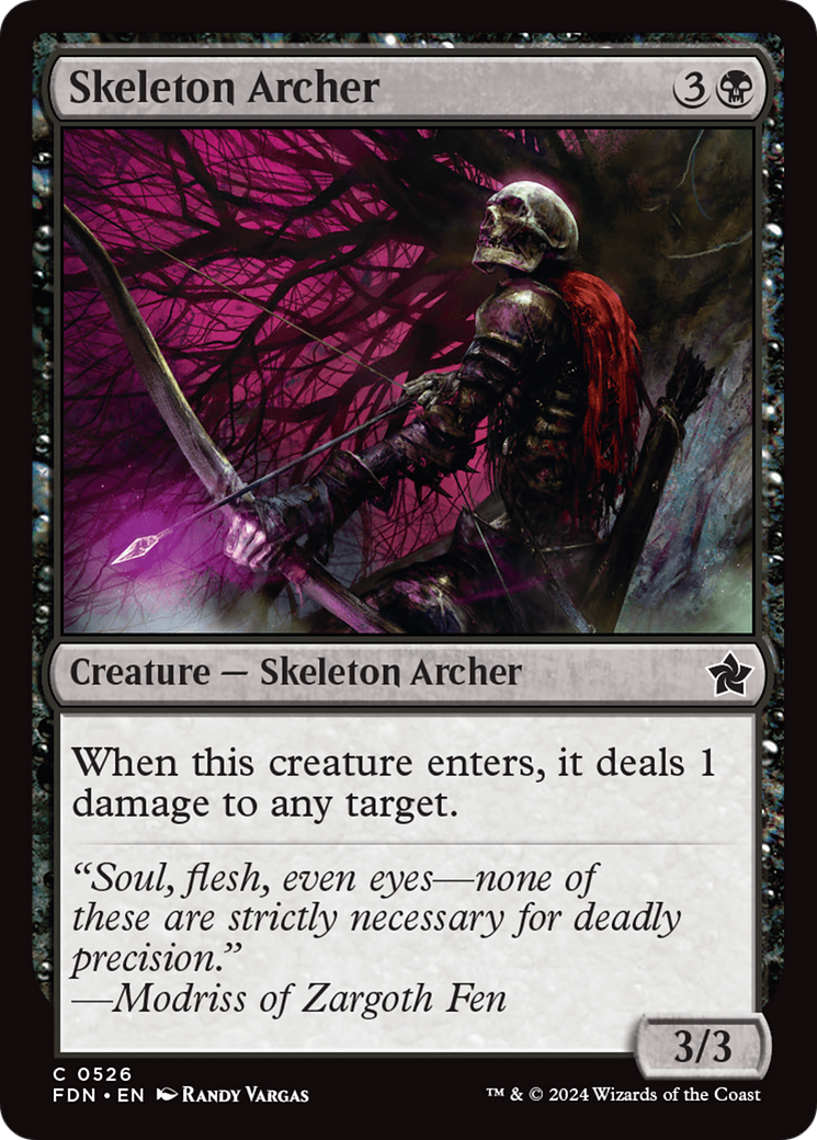 Skeleton Archer [Foundations] | Exor Games Truro