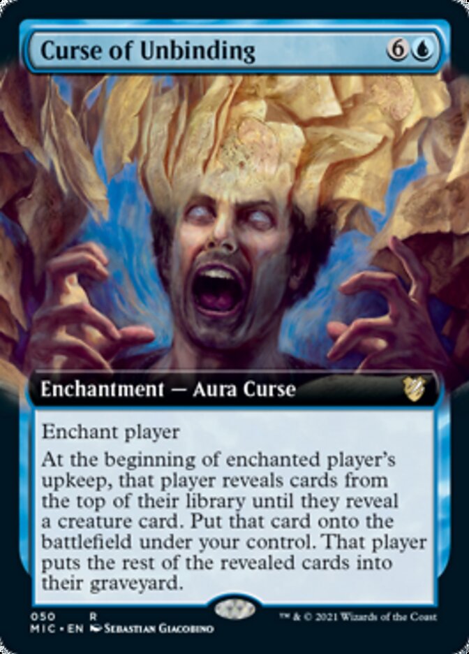 Curse of Unbinding (Extended Art) [Innistrad: Midnight Hunt Commander] | Exor Games Truro