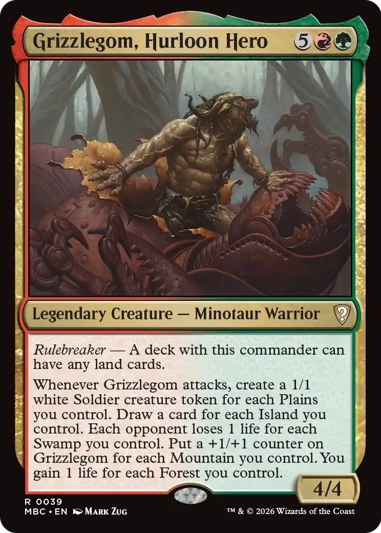 Grizzlegom, Hurloon Hero [Mystery Booster: Commander Edition] | Exor Games Truro