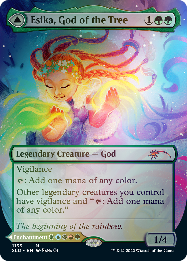 Esika, God of the Tree // The Prismatic Bridge (Borderless) [Secret Lair: From Cute to Brute] | Exor Games Truro