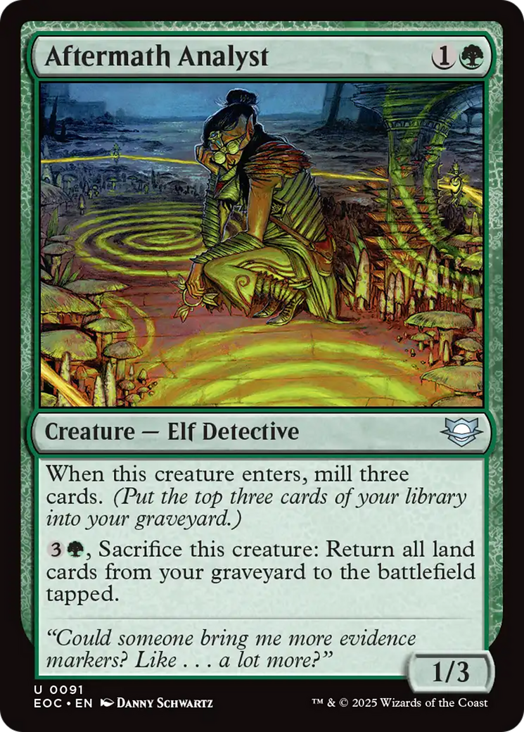 Aftermath Analyst [Edge of Eternities Commander] | Exor Games Truro