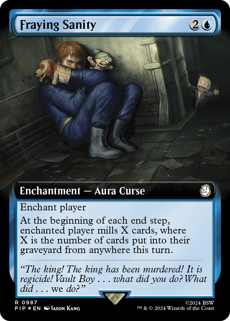 Fraying Sanity (Extended Art) (Surge Foil) [Fallout] | Exor Games Truro