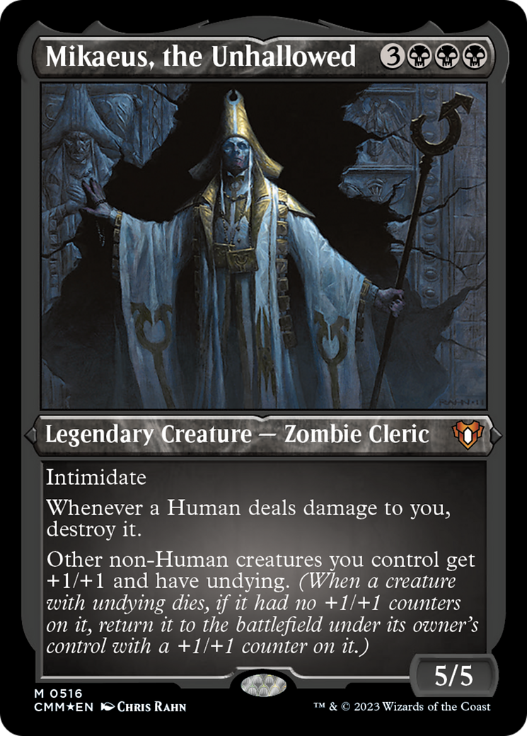 Mikaeus, the Unhallowed (Foil Etched) [Commander Masters] | Exor Games Truro