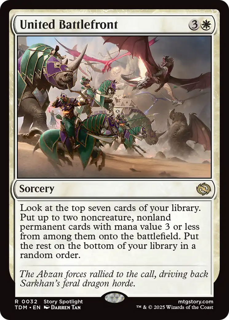 United Battlefront [Tarkir: Dragonstorm] | Exor Games Truro