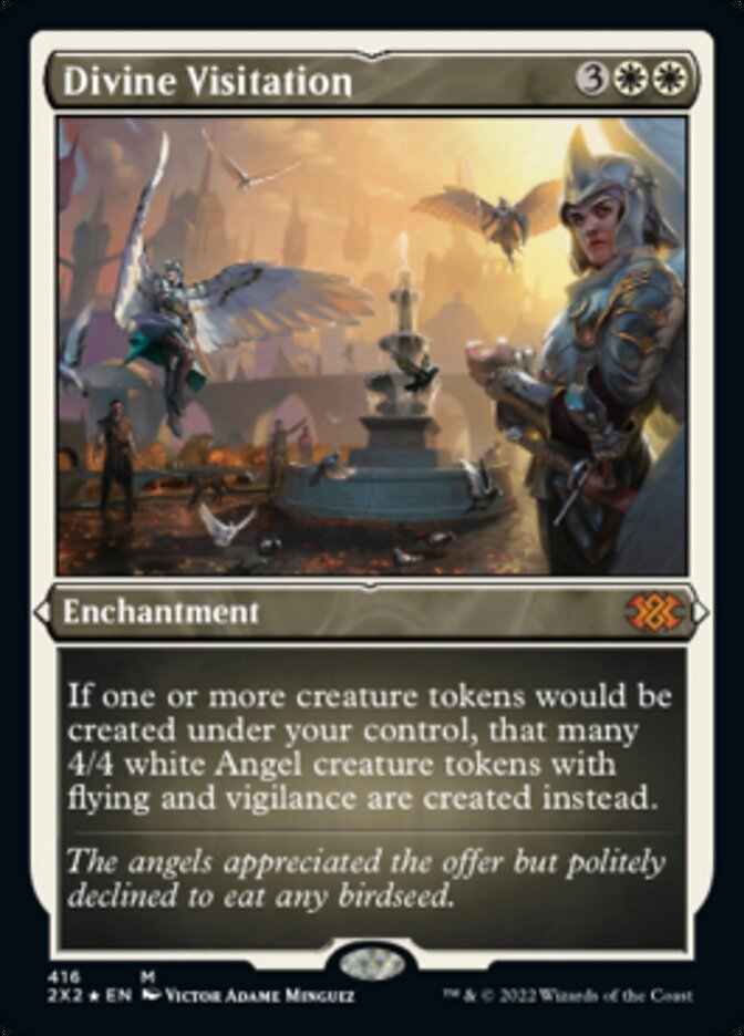 Divine Visitation (Foil Etched) [Double Masters 2022] | Exor Games Truro