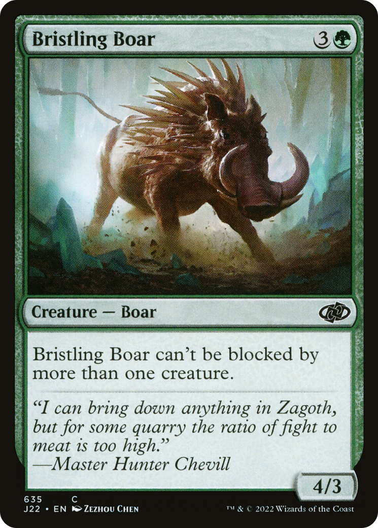 Bristling Boar [Jumpstart 2022] | Exor Games Truro