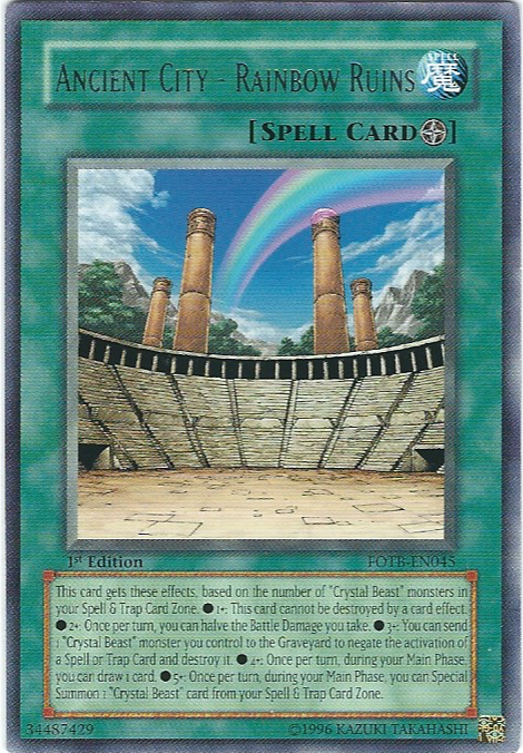 Ancient City - Rainbow Ruins [FOTB-EN045] Rare | Exor Games Truro