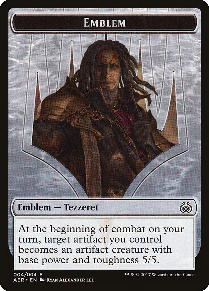 Tezzeret the Schemer Emblem [Aether Revolt Tokens] | Exor Games Truro