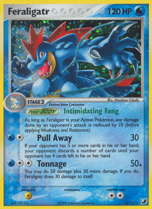 Feraligatr (4/115) [EX: Unseen Forces] | Exor Games Truro