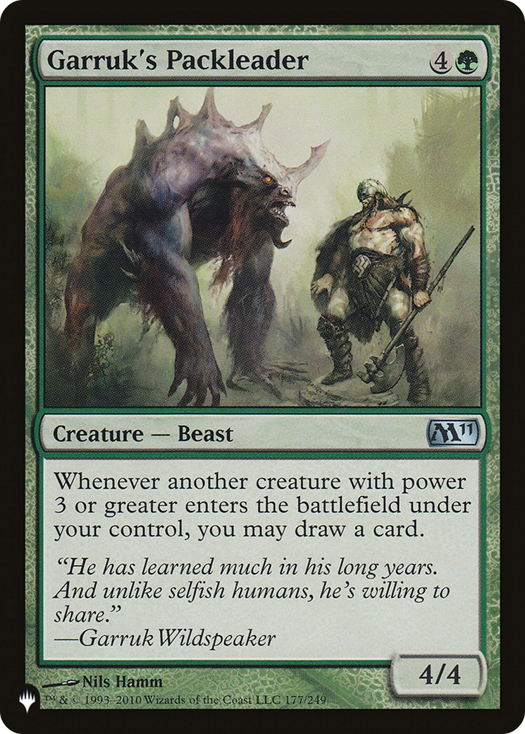 Garruk's Packleader [The List] | Exor Games Truro