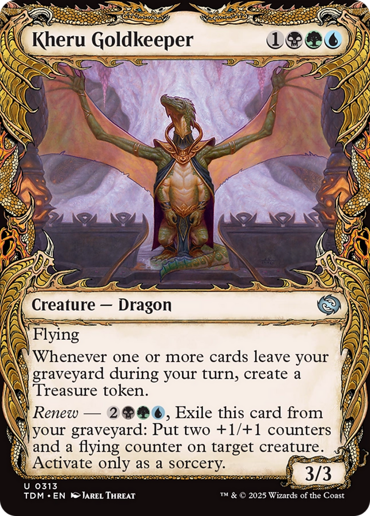 Kheru Goldkeeper (Showcase) [Tarkir: Dragonstorm] | Exor Games Truro