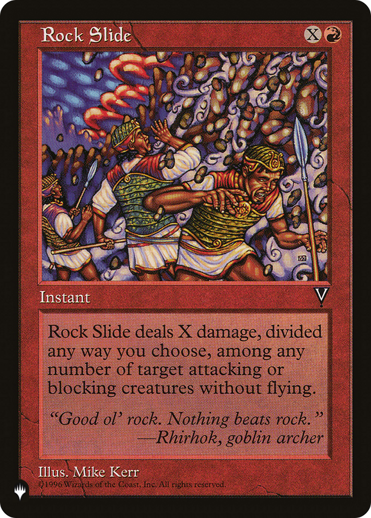 Rock Slide [The List] | Exor Games Truro