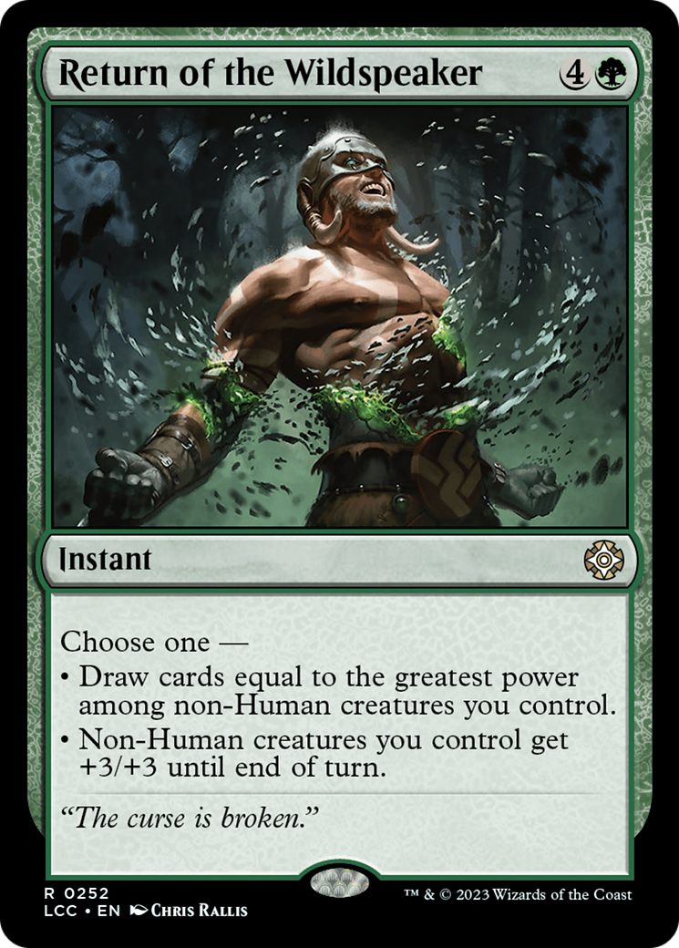 Return of the Wildspeaker [The Lost Caverns of Ixalan Commander] | Exor Games Truro