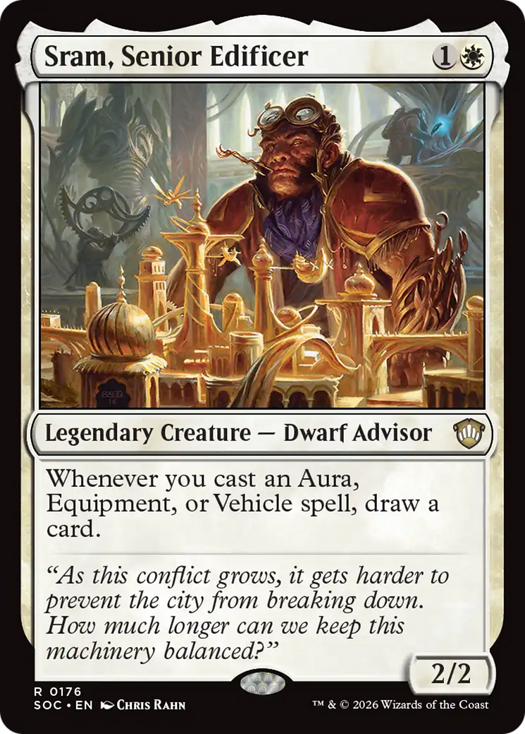 Sram, Senior Edificer [Secrets of Strixhaven Commander] | Exor Games Truro