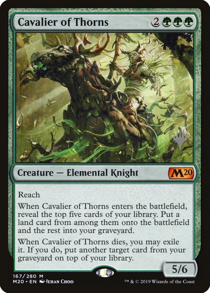 Cavalier of Thorns (Promo Pack) [Core Set 2020 Promos] | Exor Games Truro