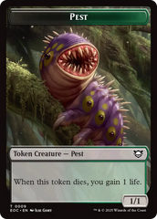 Bird // Pest Double-Sided Token [Edge of Eternities Commander Tokens] | Exor Games Truro