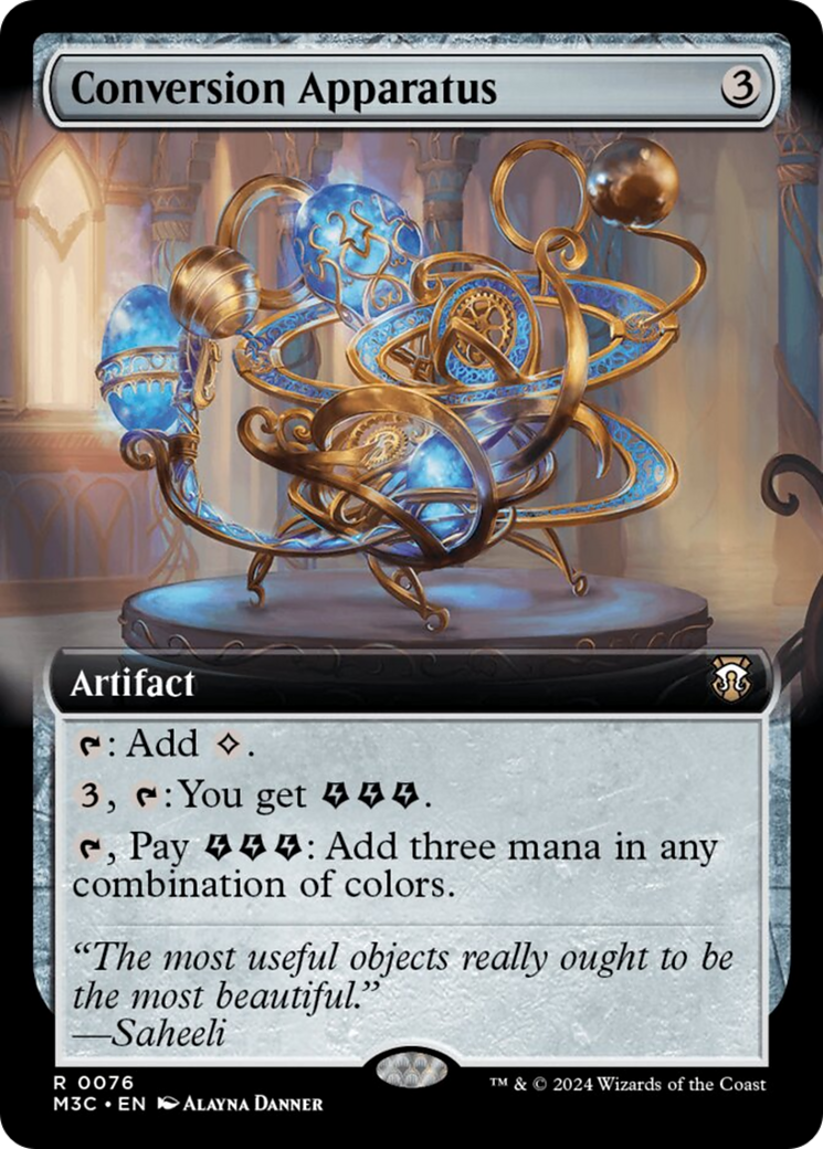 Conversion Apparatus (Extended Art) (Ripple Foil) [Modern Horizons 3 Commander] | Exor Games Truro
