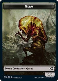 Germ // Human Soldier Double-Sided Token [Double Masters Tokens] | Exor Games Truro