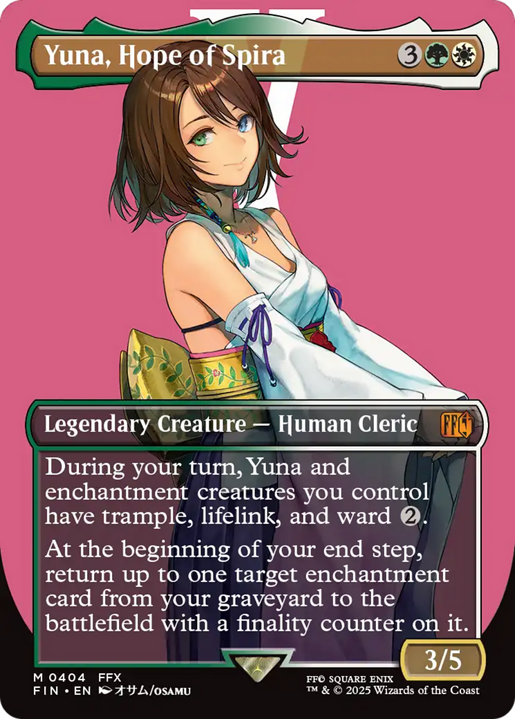Yuna, Hope of Spira (Borderless) [FINAL FANTASY] | Exor Games Truro