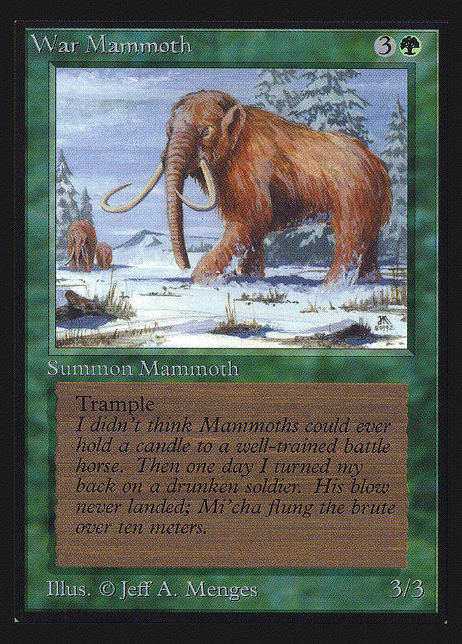 War Mammoth [International Collectors' Edition] | Exor Games Truro