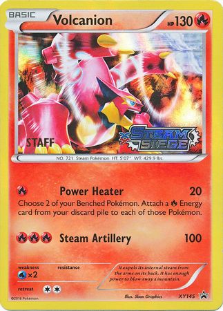 Volcanion (XY145) (Staff) [XY: Black Star Promos] | Exor Games Truro