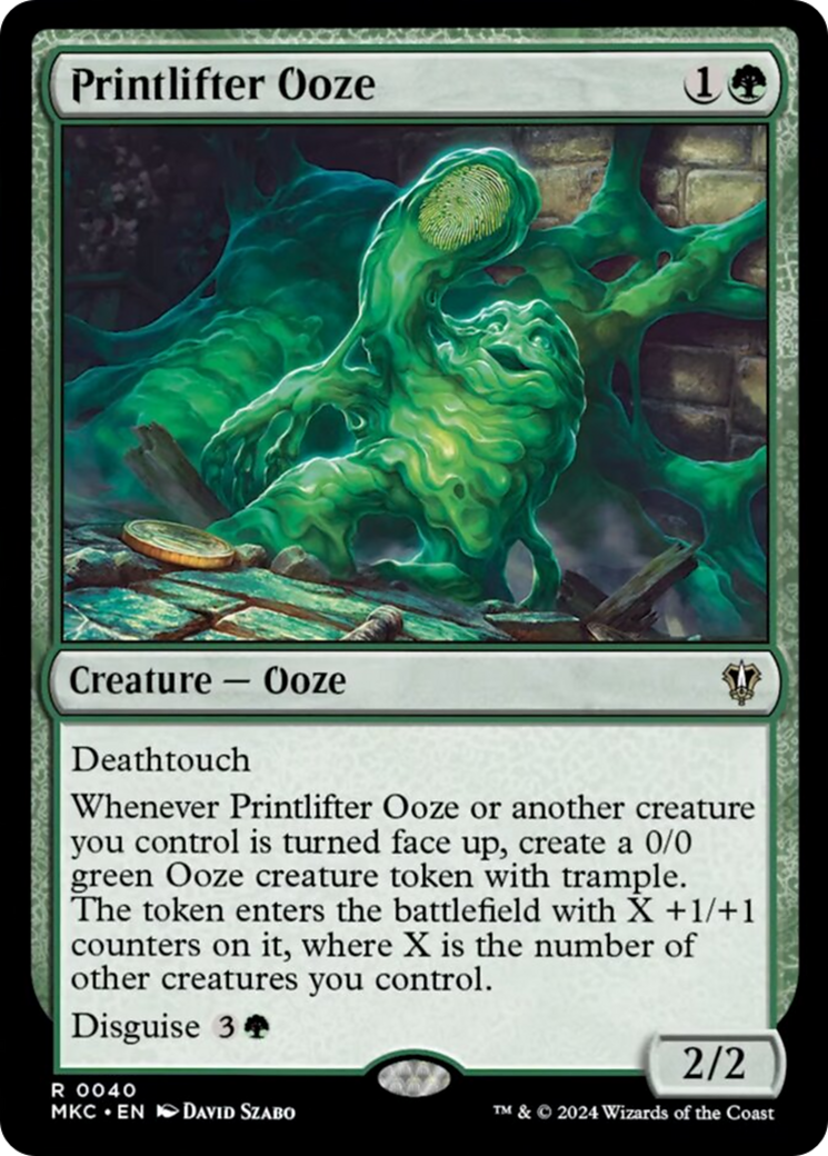 Printlifter Ooze [Murders at Karlov Manor Commander] | Exor Games Truro