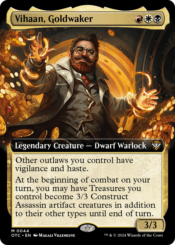 Vihaan, Goldwaker (Extended Art) [Outlaws of Thunder Junction Commander] | Exor Games Truro