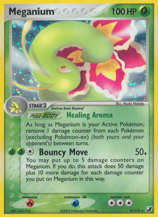 Meganium (9/115) [EX: Unseen Forces] | Exor Games Truro