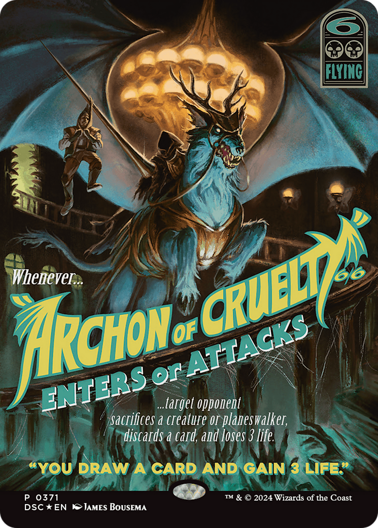 Archon of Cruelty (Showcase) [Duskmourn: House of Horror Commander] | Exor Games Truro